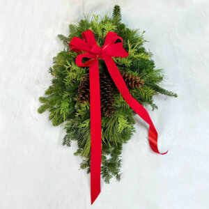 Decorative Door Swag/Grave - no longer available online. See us at the Market on December 6th! Blanket